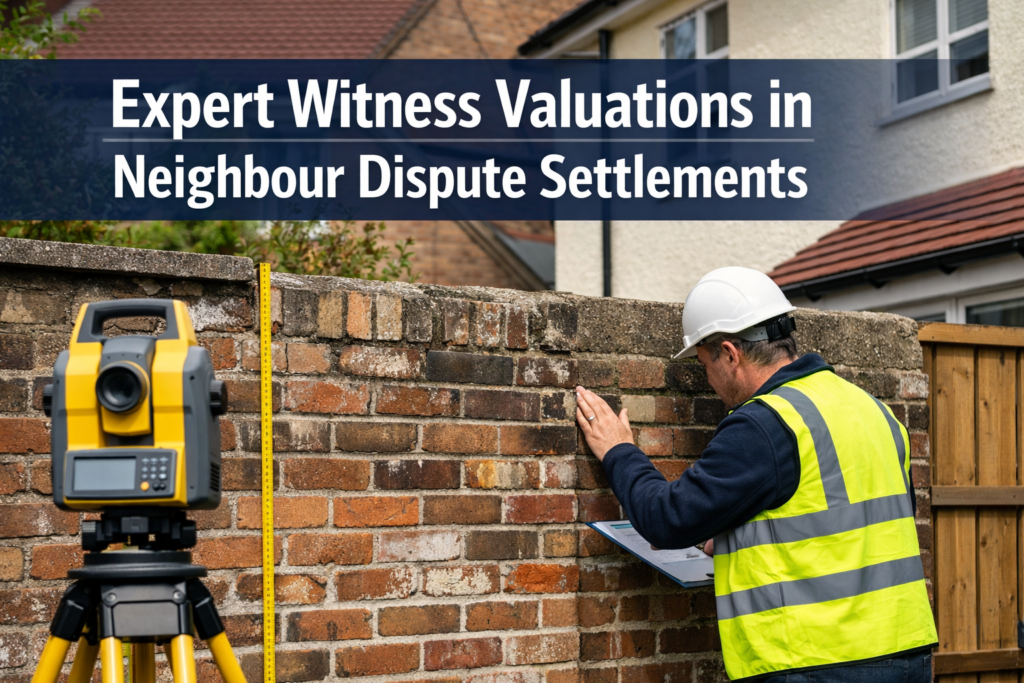 Expert Witness Valuations in Neighbour Dispute Settlements: Mediation Evidence and CPR Part 35 Compliance