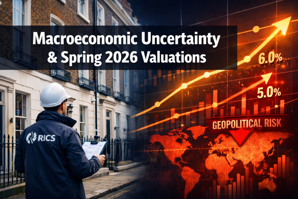 Macroeconomic Uncertainty and Spring 2026 Valuations: How Building Surveyors Adjust for Interest Rate Volatility and Geopolitical Risk