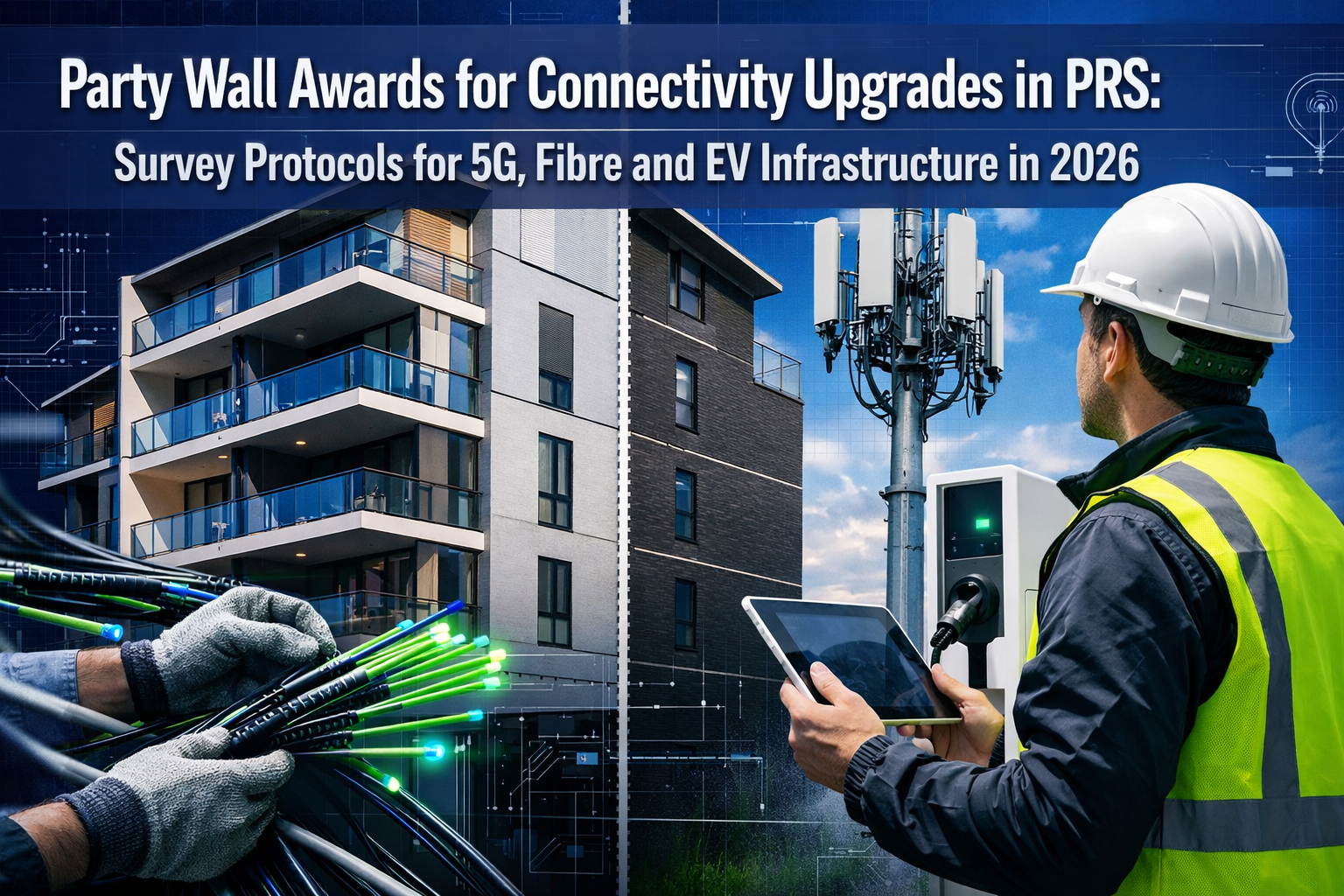 Party Wall Awards for Connectivity Upgrades in PRS: Survey Protocols for 5G, Fibre and EV Infrastructure in 2026