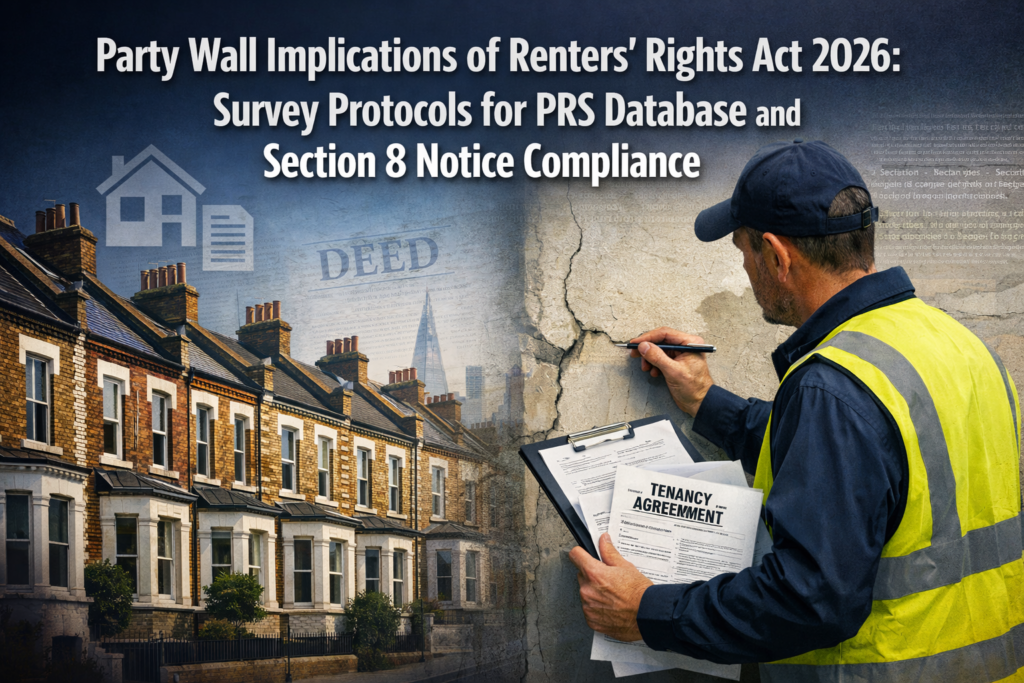 Party Wall Implications of Renters' Rights Act 2026: Survey Protocols for PRS Database and Section 8 Notice Compliance