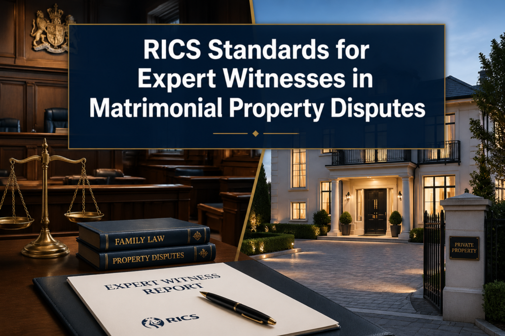 RICS Standards for Expert Witnesses in Matrimonial Property Disputes: Valuation Protocols and Evidence Preparation