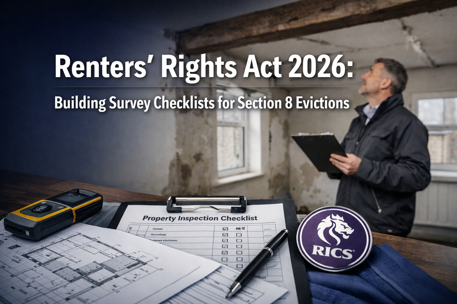 Renters’ Rights Act 2026: Building Survey Checklists for Section 8 Evictions and Ombudsman Disputes