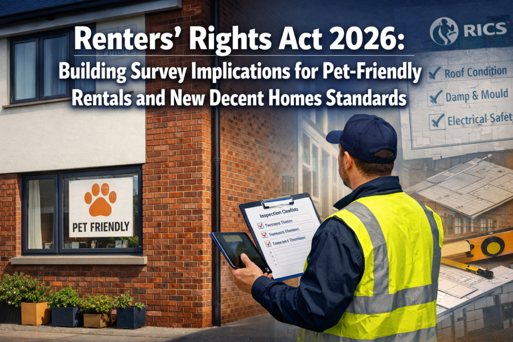 Renters’ Rights Act 2026: Building Survey Implications for Pet-Friendly Rentals and New Decent Homes Standards