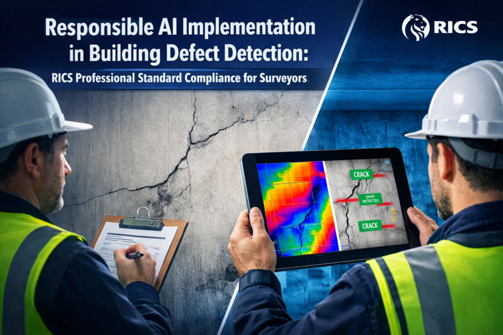 Responsible AI Implementation in Building Defect Detection: RICS Professional Standard Compliance for Surveyors Adopting Automated Hazard Identification