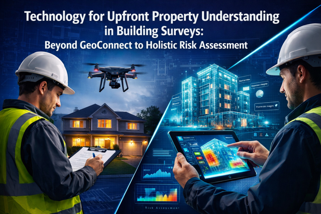 Technology for Upfront Property Understanding in Building Surveys: Beyond GeoConnect to Holistic Risk Assessment