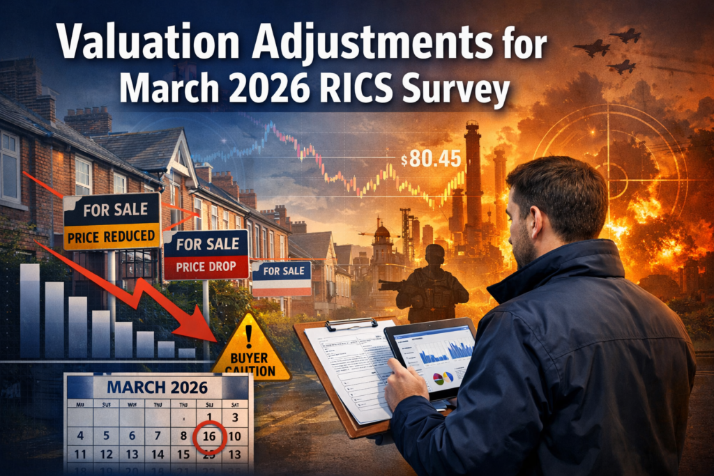 Valuation Adjustments for March 2026 RICS Survey: Navigating Softer House Prices and Middle East Conflict Impacts