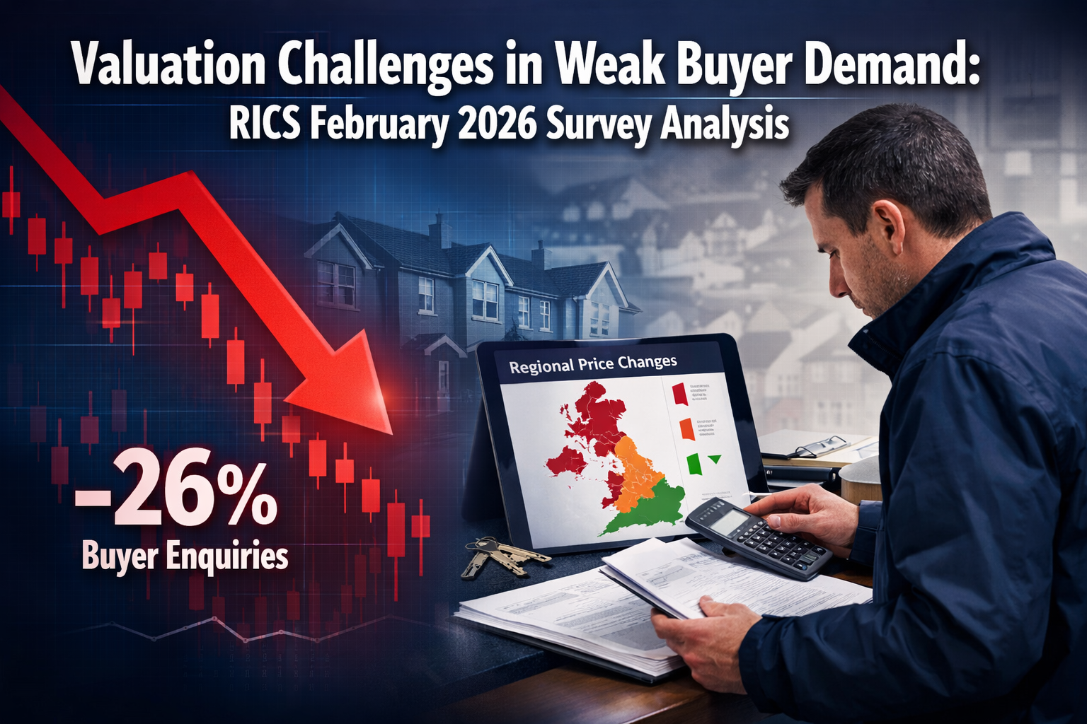 Valuation Challenges in Weak Buyer Demand: RICS February 2026 Survey Analysis and Surveyor Strategies