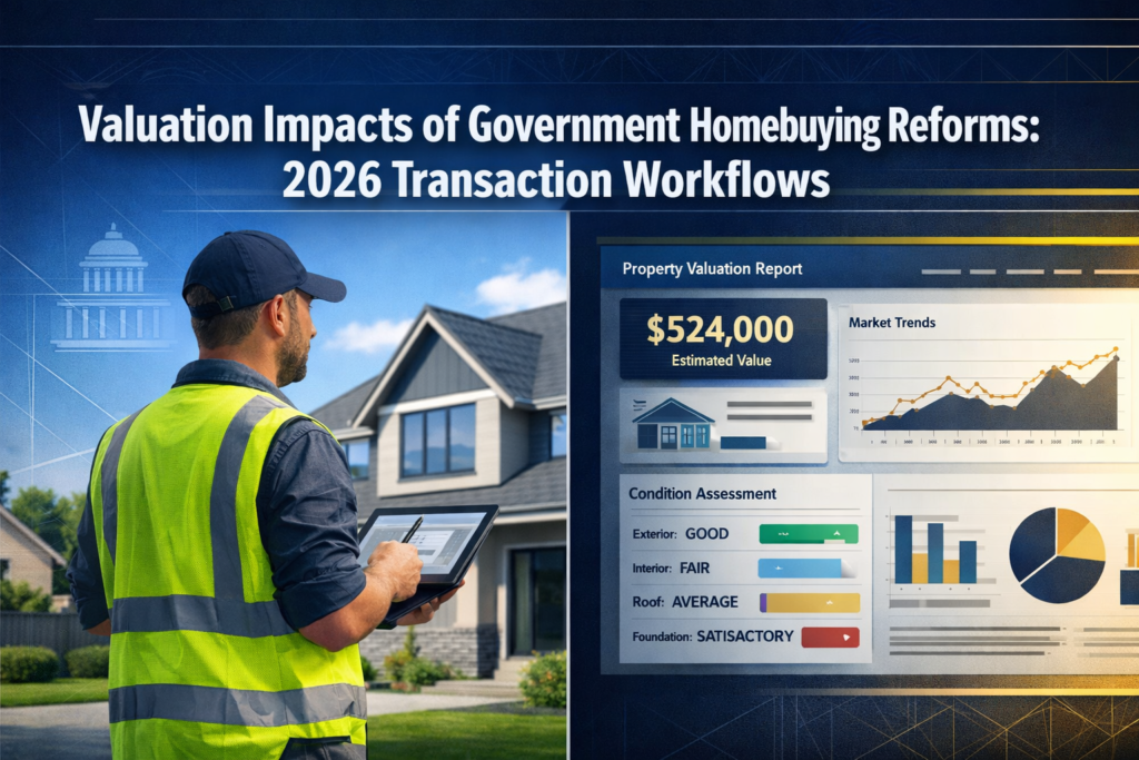 Valuation Impacts of Government Homebuying Reforms: Upfront Condition Survey Mandates and Their Effect on 2026 Transaction Workflows