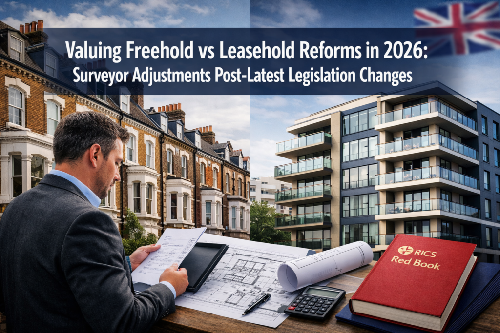 Valuing Freehold vs Leasehold Reforms in 2026: Surveyor Adjustments Post-Latest Legislation Changes