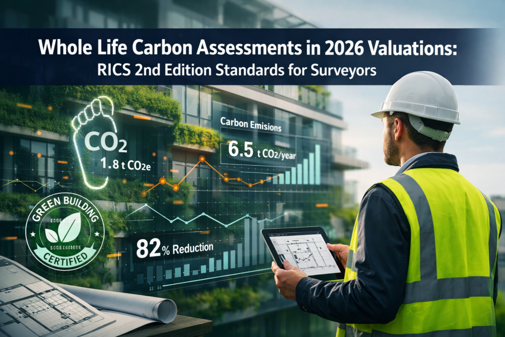 Whole Life Carbon Assessments in 2026 Valuations: RICS 2nd Edition Standards for Surveyors