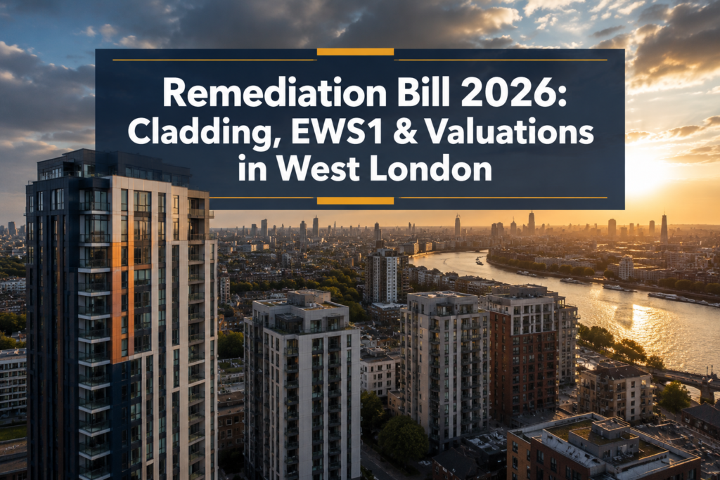 2026 Remediation Bill, Cladding, EWS1 Valuations & West London Surveyors: What You Need to Know Now