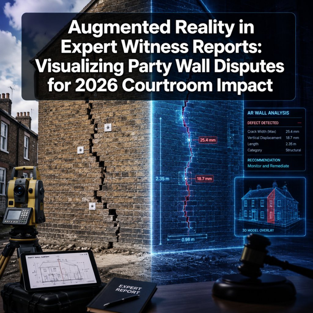 Augmented Reality in Expert Witness Reports: Visualizing Party Wall Disputes for 2026 Courtroom Impact