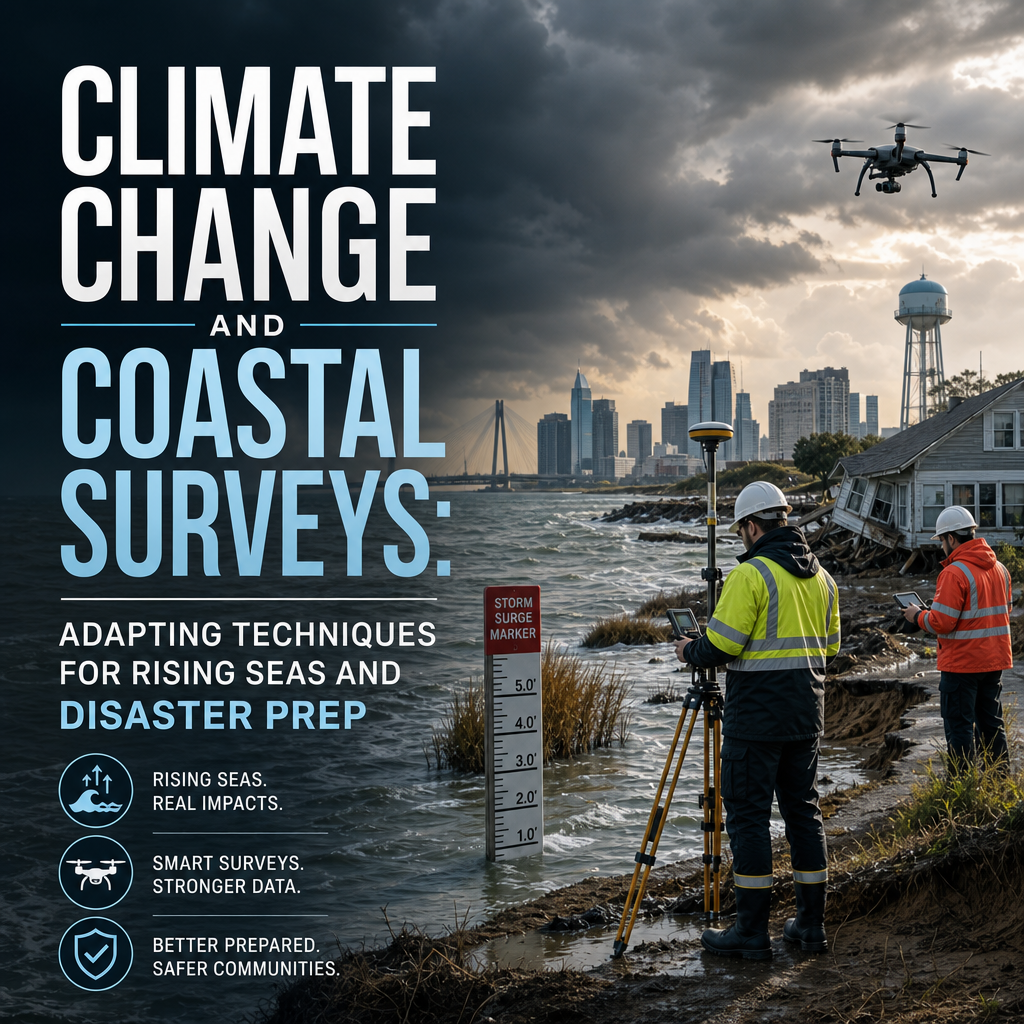 Climate Change and Coastal Surveys: Adapting Techniques for Rising Seas and Disaster Prep