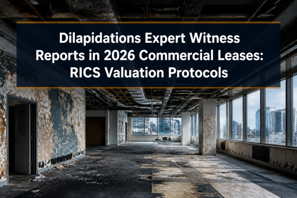 Dilapidations Expert Witness Reports in 2026 Commercial Leases: RICS Valuation Protocols Amid End-of-Lease Disputes