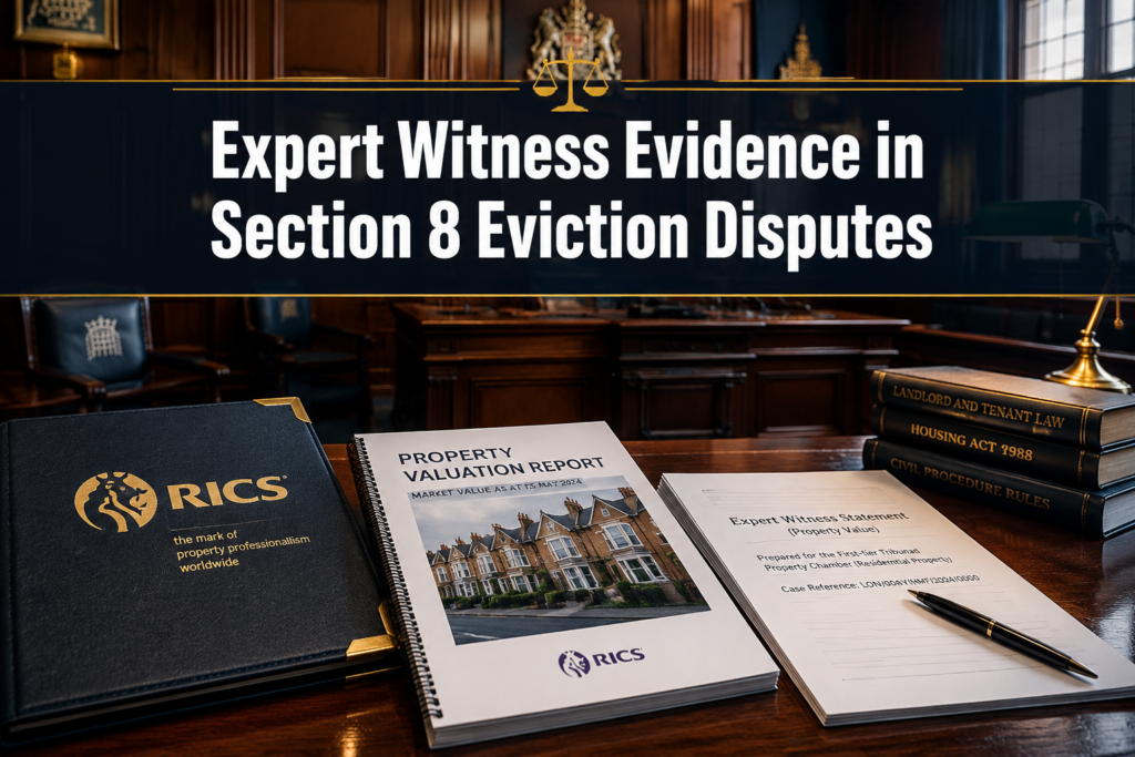 Expert Witness Evidence in Section 8 Eviction Disputes Under Renters’ Rights Act 2026: Valuation Standards for New Grounds