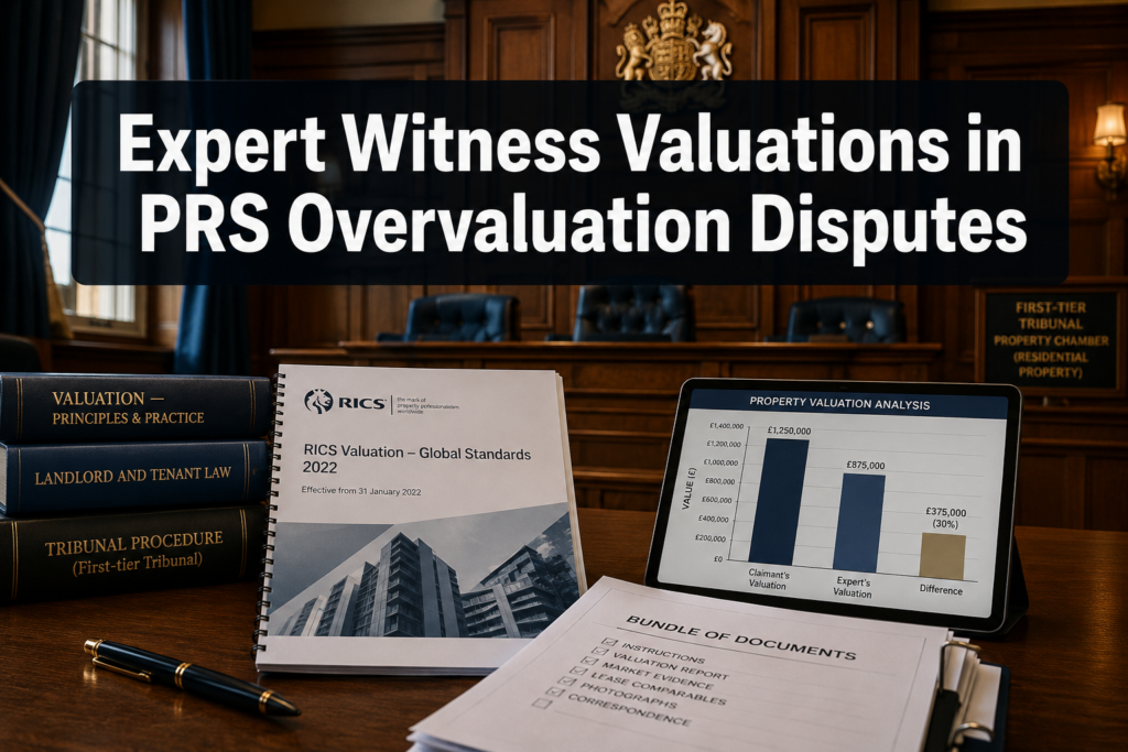 Expert Witness Valuations in PRS Overvaluation Disputes: Using RICS February 2026 Survey Data for Landlord-Tenant Litigation