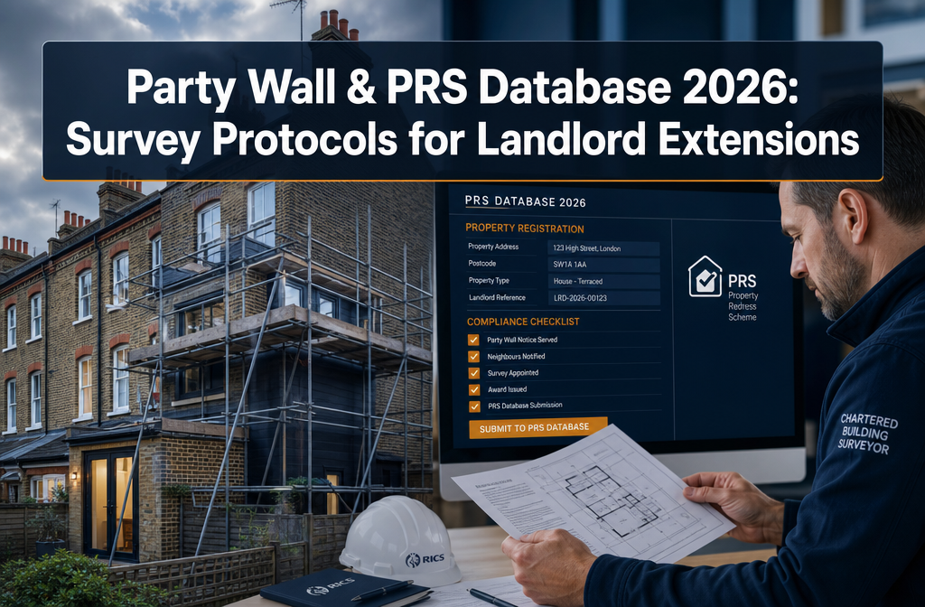 Party Wall Implications of Private Rented Sector Database Mandates 2026: Survey Protocols for Landlord Extension Projects