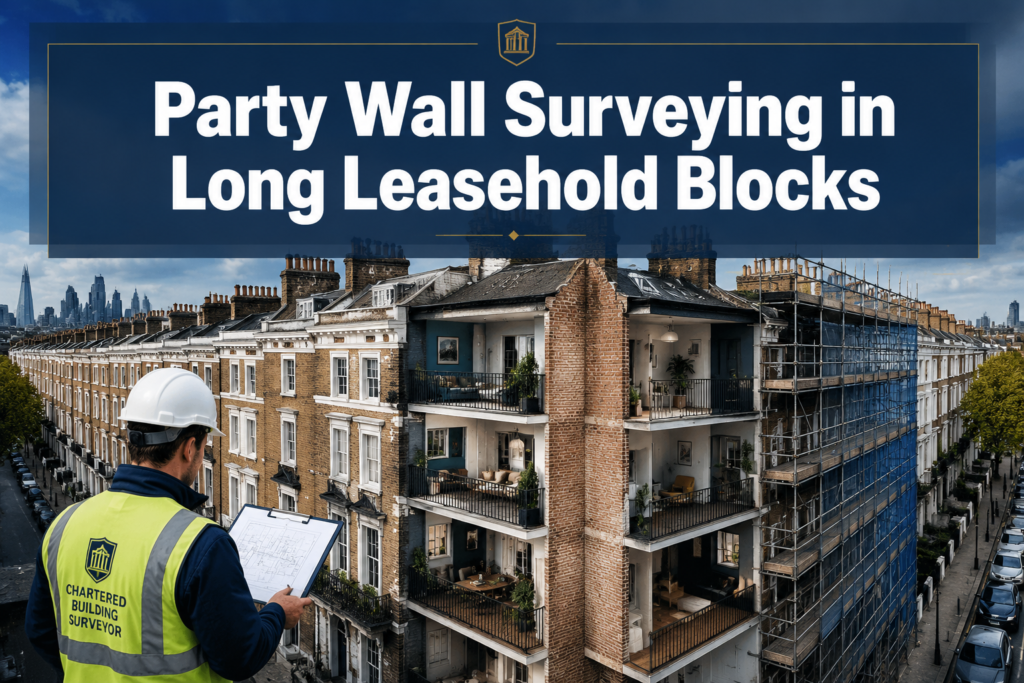 Party Wall Surveying in Long Leasehold Blocks: How to Handle Works Involving Freeholders, RTM Companies and Multiple Leaseholders