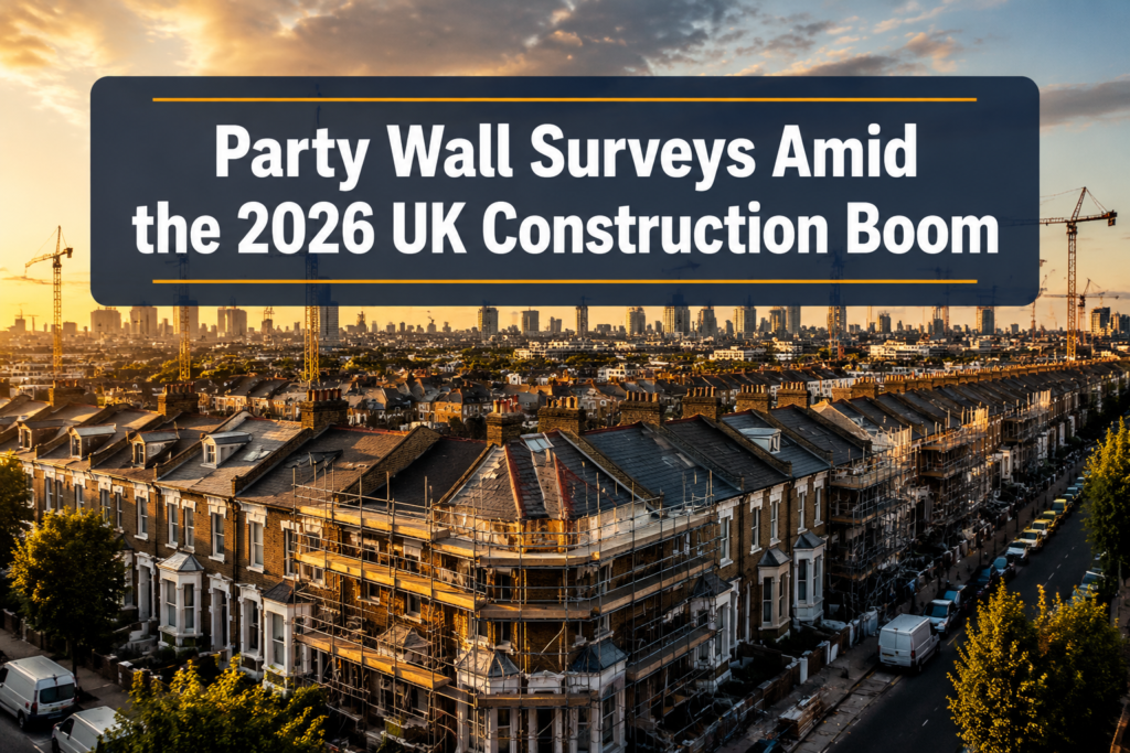 Party Wall Surveys Amid 2026 UK Construction Boom: Handling High-Demand Disputes in Tight Housing Markets