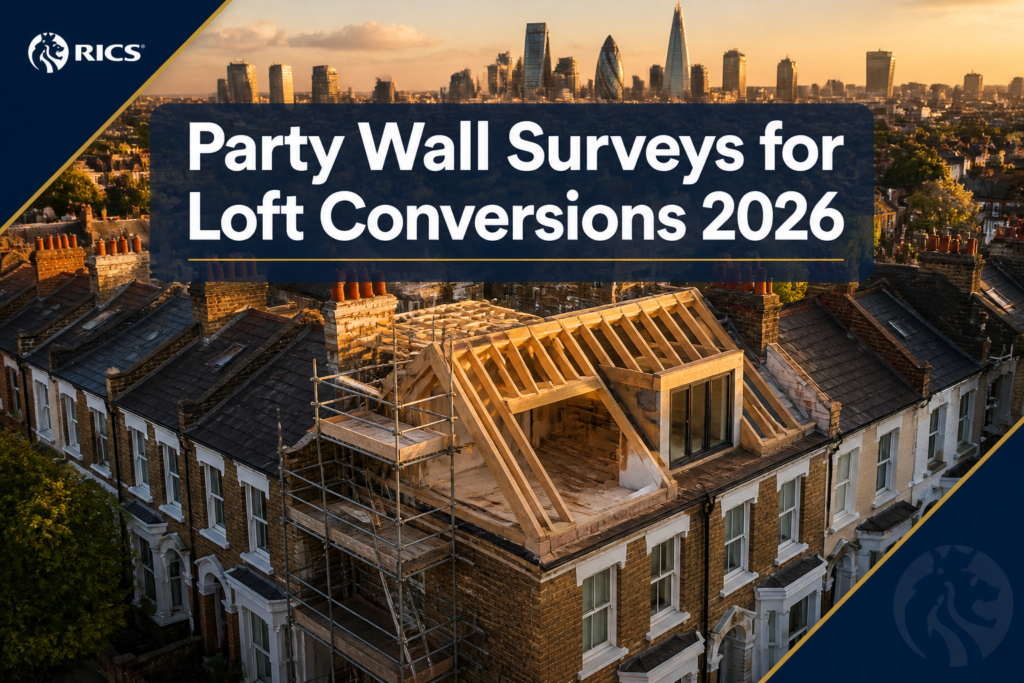 Party Wall Surveys for Loft Conversions in 2026: RICS 8th Edition Protocols for Structural Notifiability and Neighbour Protections