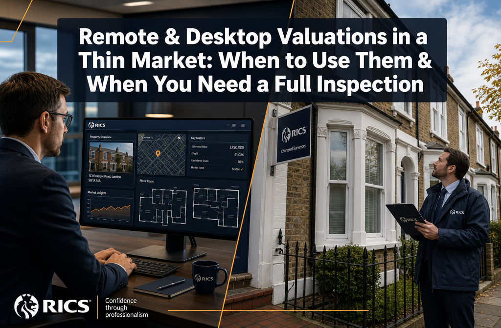 Remote and Desktop Valuations in a Thin Market: When They’re Acceptable and When a Full Inspection is Essential