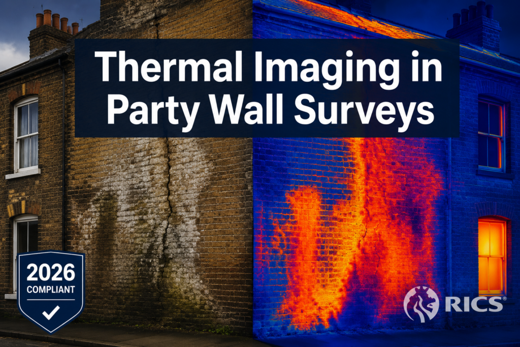 Thermal Imaging in Party Wall Surveys: Detecting Hidden Defects and Resolving Neighbour Disputes Under RICS 8th Edition