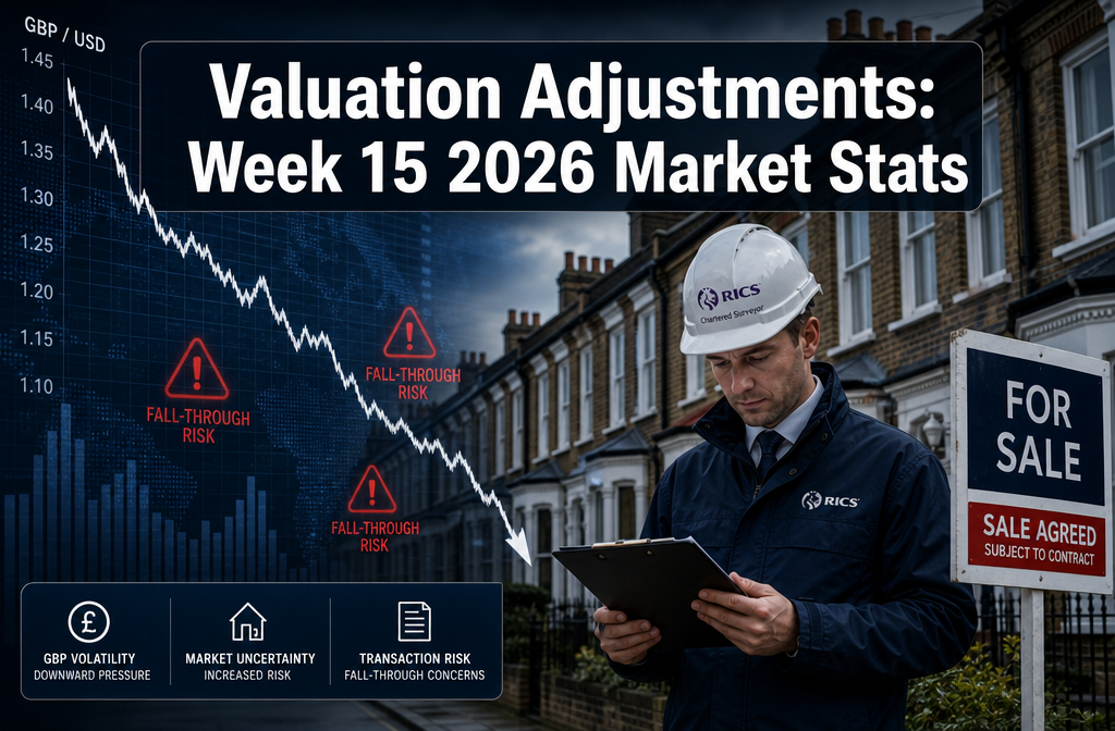 Valuation Adjustments for Week 15 2026 Market Stats: Surveyor Strategies Amid Falling Exchanges and Rising Fall-Through Risks