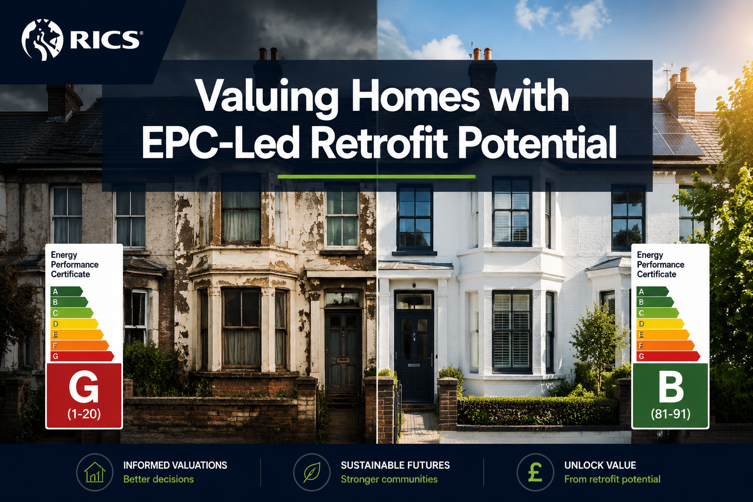 Valuing Homes with EPC‑Led Retrofit Potential: How Surveyors Should Reflect Upgrade Costs and Future Savings