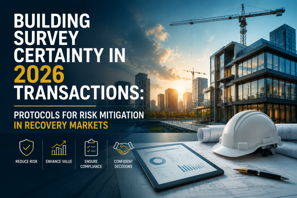 Building Survey Certainty in 2026 Transactions: Protocols for Risk Mitigation in Recovery Markets