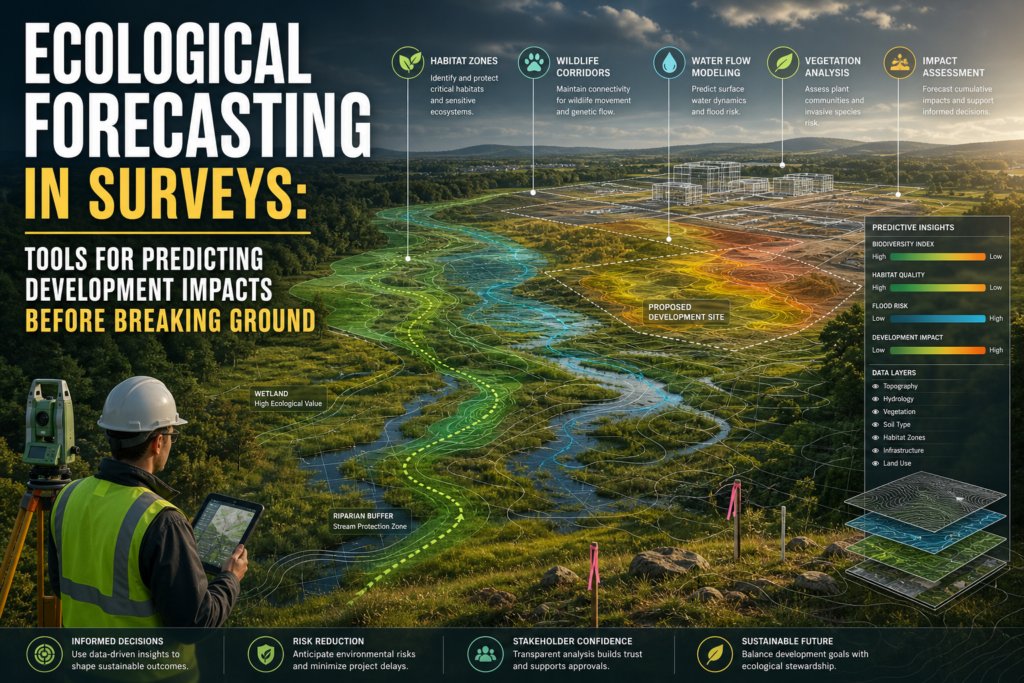 Ecological Forecasting in Surveys: Tools for Predicting Development Impacts Before Breaking Ground
