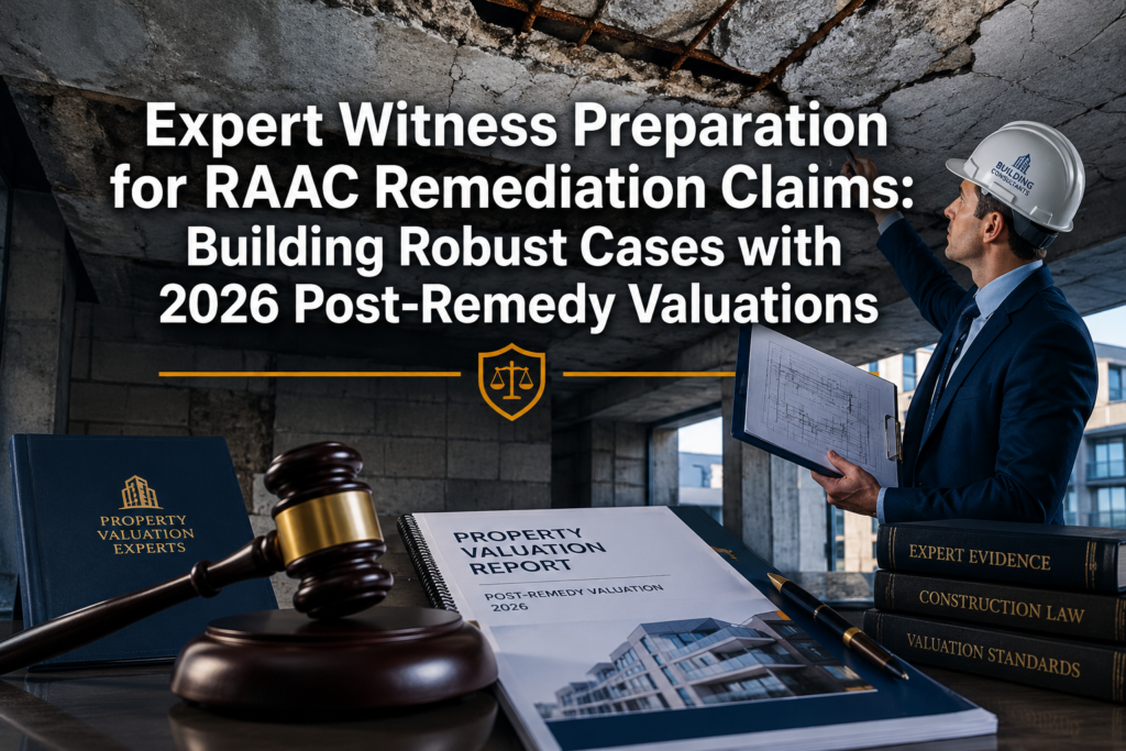 Expert Witness Preparation for RAAC Remediation Claims: Building Robust Cases with 2026 Post-Remedy Valuations