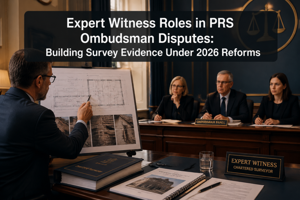 Expert Witness Roles in Private Rented Sector Ombudsman Disputes: Building Survey Evidence Under 2026 Reforms