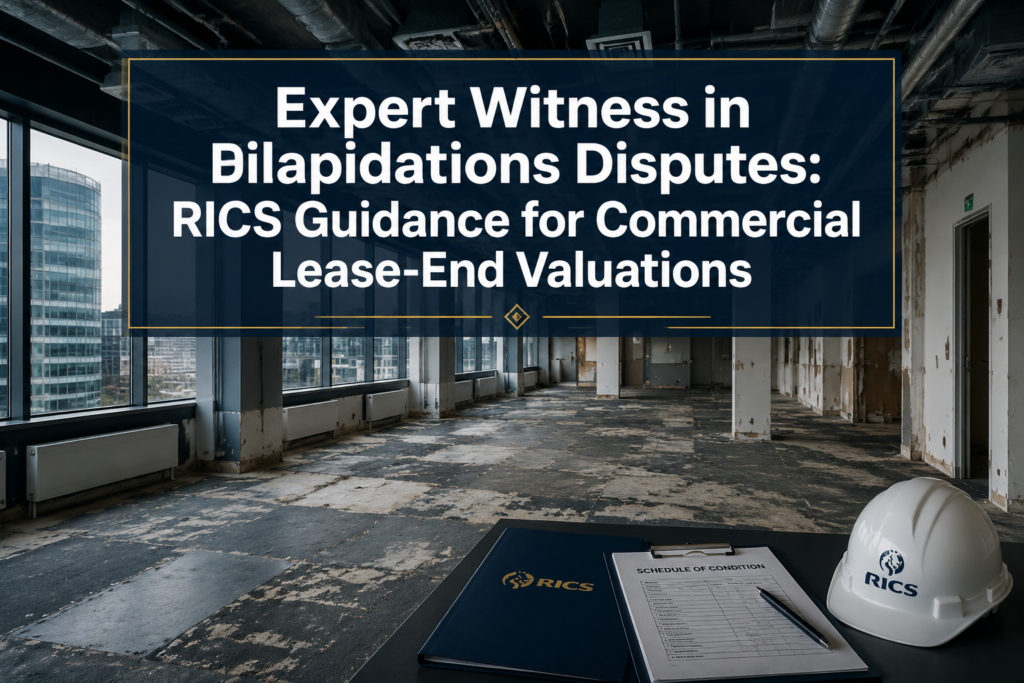 Expert Witness in Dilapidations Disputes: RICS Guidance for Commercial Lease-End Valuations