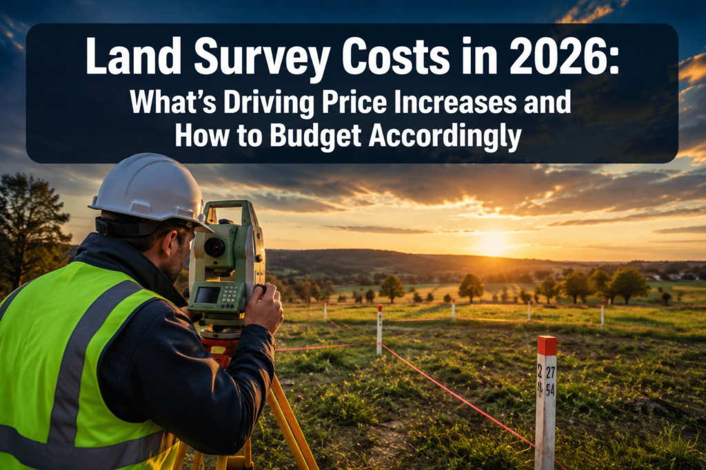 Land Survey Costs in 2026: What's Driving Price Increases and How to Budget Accordingly