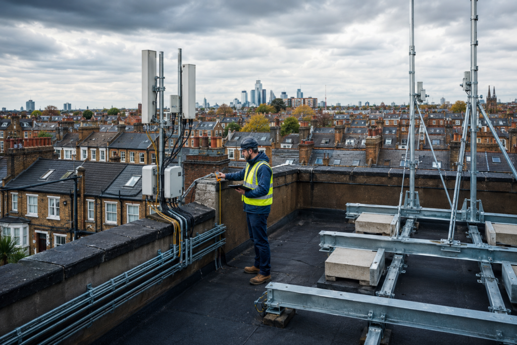 Party Wall Notices for Fibre Optic and 5G Antenna Installations: 2026 Survey Protocols for Roof and Boundary Works