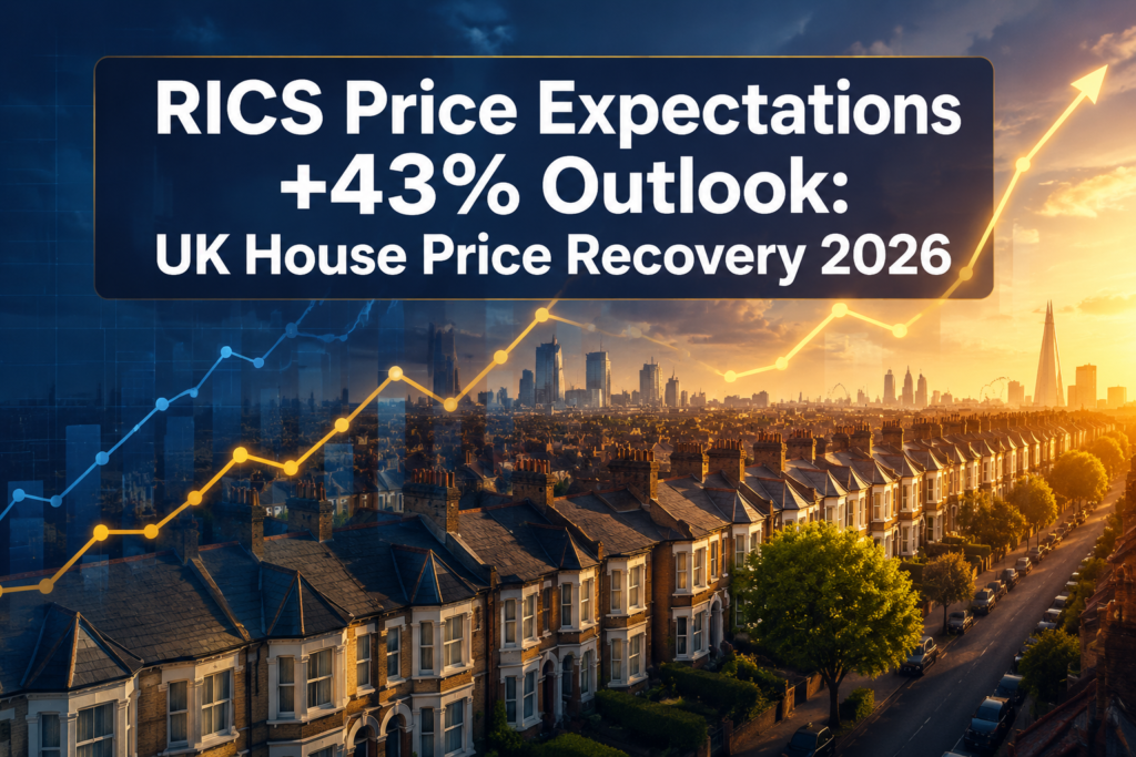 RICS Price Expectations +43% Outlook: Valuation Techniques for 12-Month UK House Price Recovery in 2026