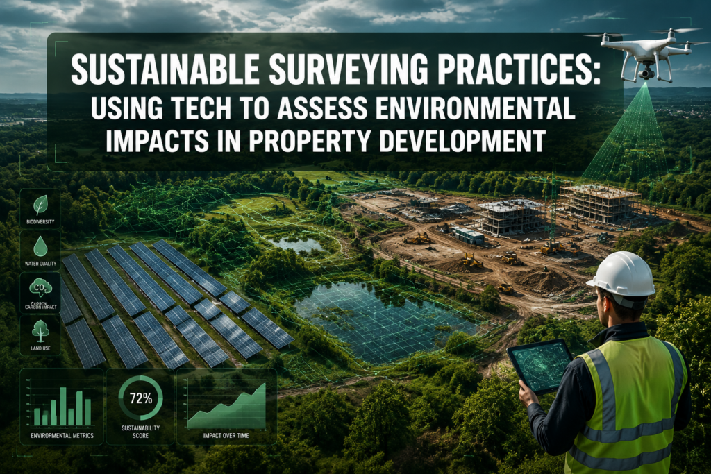 Sustainable Surveying Practices: Using Tech to Assess Environmental Impacts in Property Development