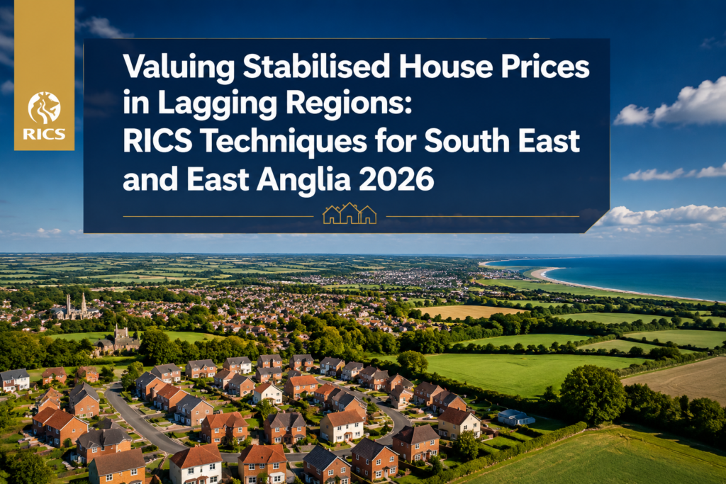 Valuing Stabilised House Prices in Lagging Regions: RICS Techniques for South East and East Anglia 2026