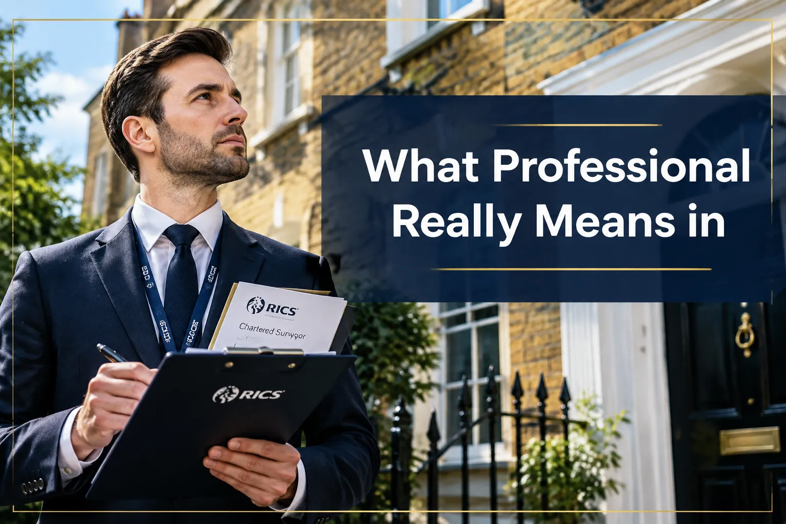 What ‘Professional’ Really Means in Chartered Surveying: Standards, Ethics and How Buyers Can Check Quality
