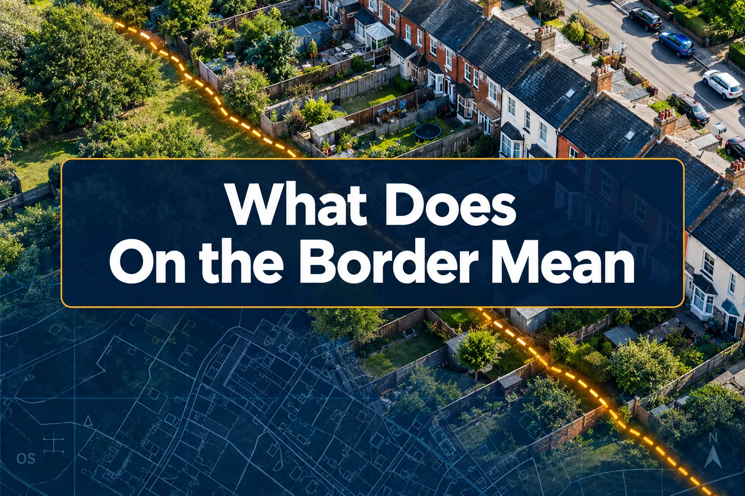 What Does ‘On the Border’ Mean in Property Surveys? Interpreting Legal Boundaries, Valuation Zones and Planning Lines in the UK